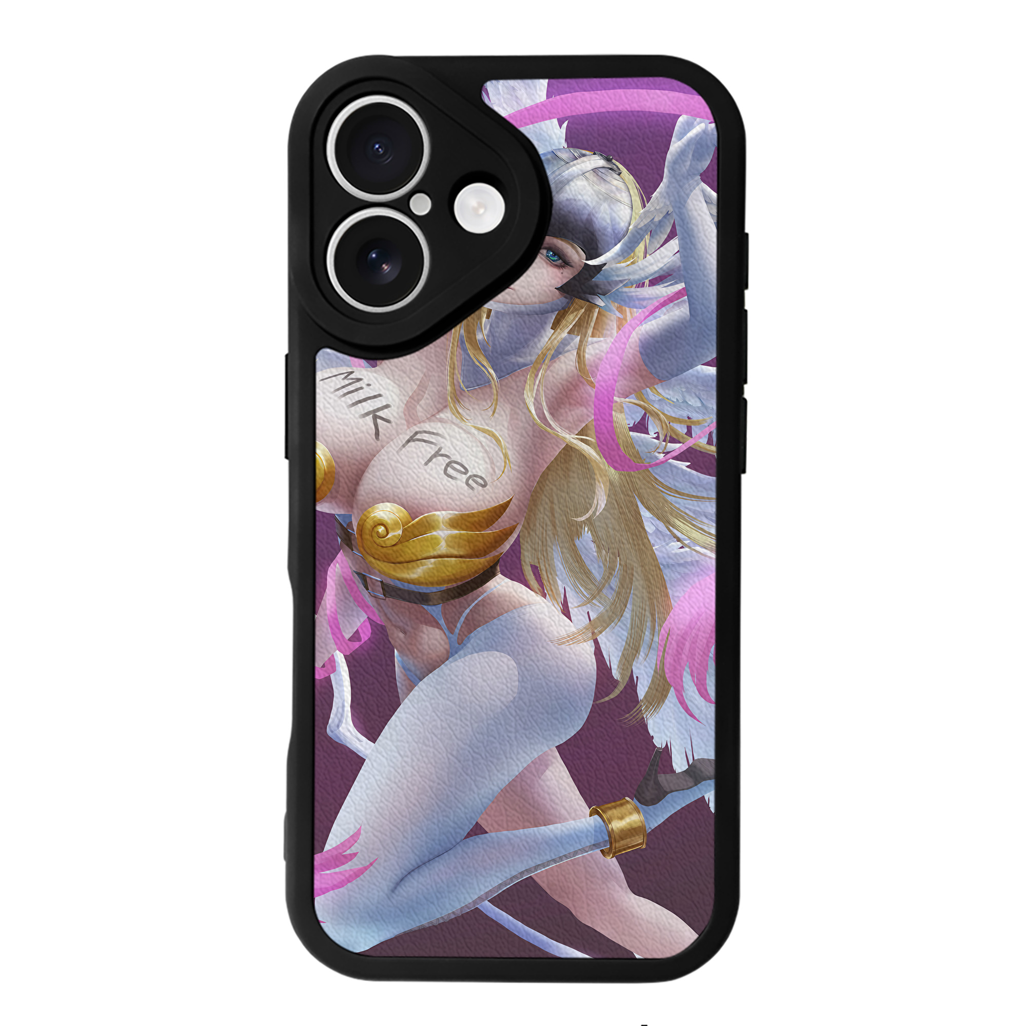 （画像用） Digimon デジタルモンスター/デジモン 【iPhone 16シリーズ対応】シリコンスマホケース（レザー調） 材質：シリコン
